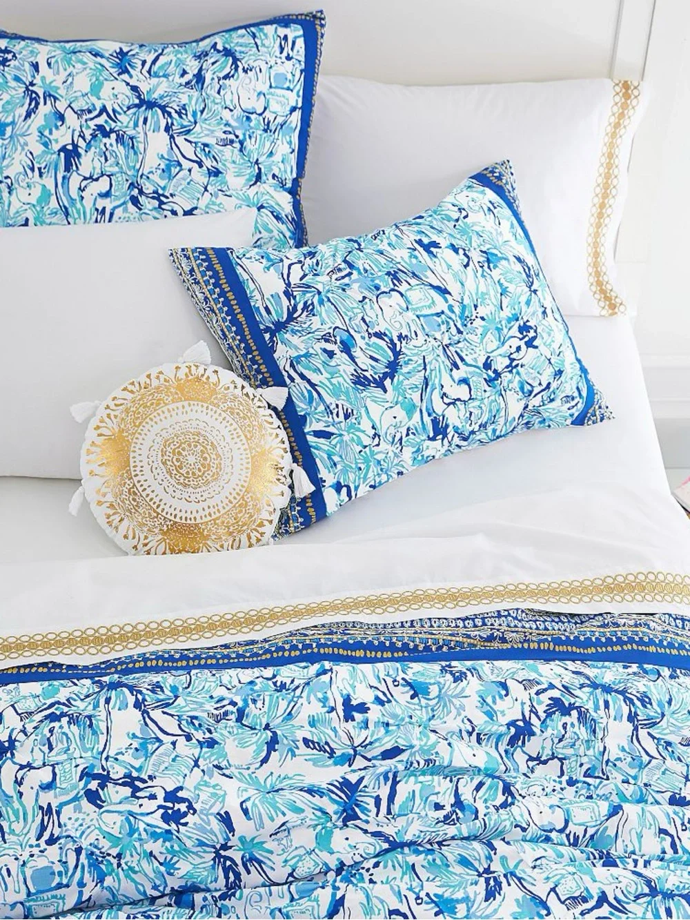 Pottery Barn Kids x Lilly Pulitzer Exclusive Elephant Appeal Pillow Sham